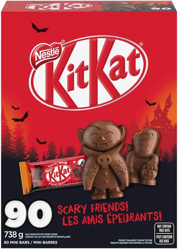 Kit Kat NESTLÉ KITKAT Halloween Scary Friends 90 pack. Image via Amazon.