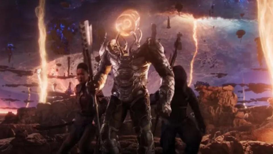 Quantum Realm beings from Ant-Man 3 trailer.
