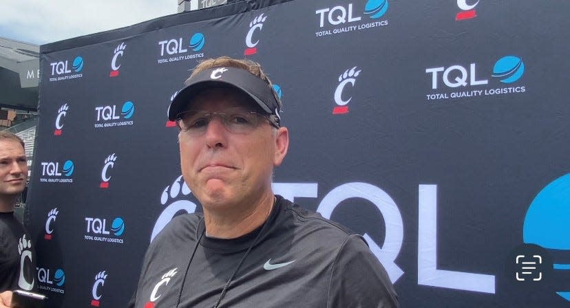 UC head coach Scott Satterfield saw his offense and defense make notable plays in a scrimmage Saturday, Aug. 12 at Nippert Stadium.
