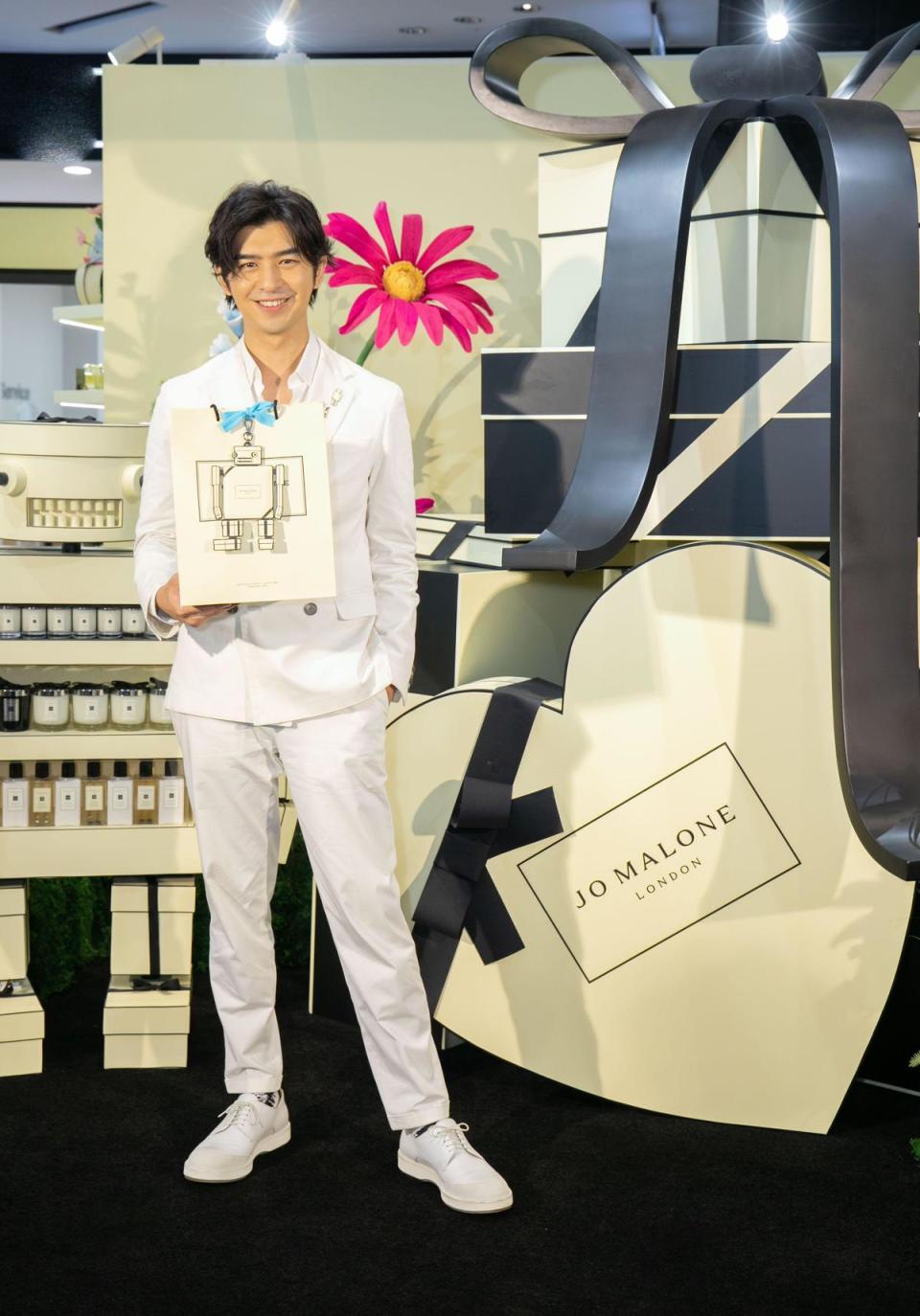 陳柏霖今為Jo Malone London期間限定JoBots禮物概念店揭幕。（Jo Malone London提供）