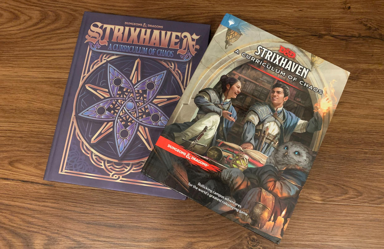 The two covers of Strixhaven: A Curriculum of Chaos (Photo: Yahoo Gaming SEA)