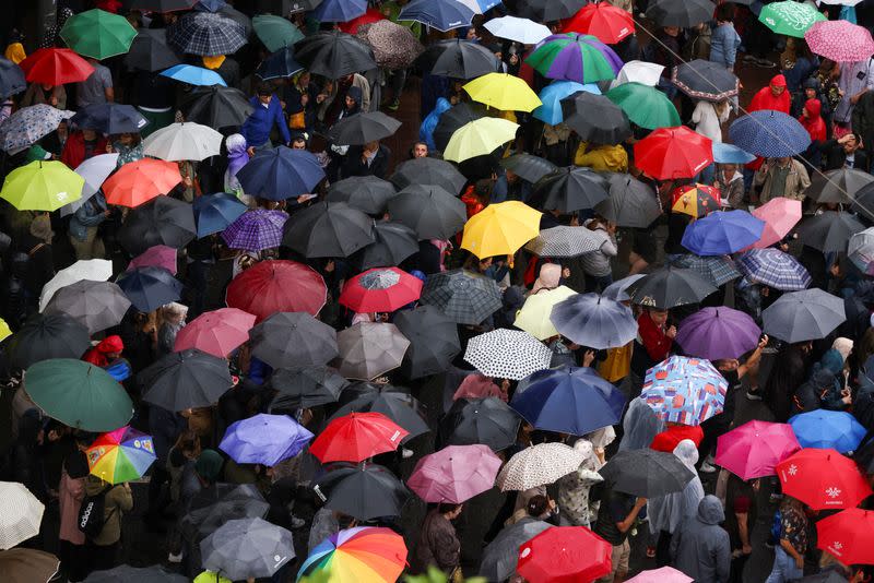 Serbia's opposition stages protest rally in Belgrade