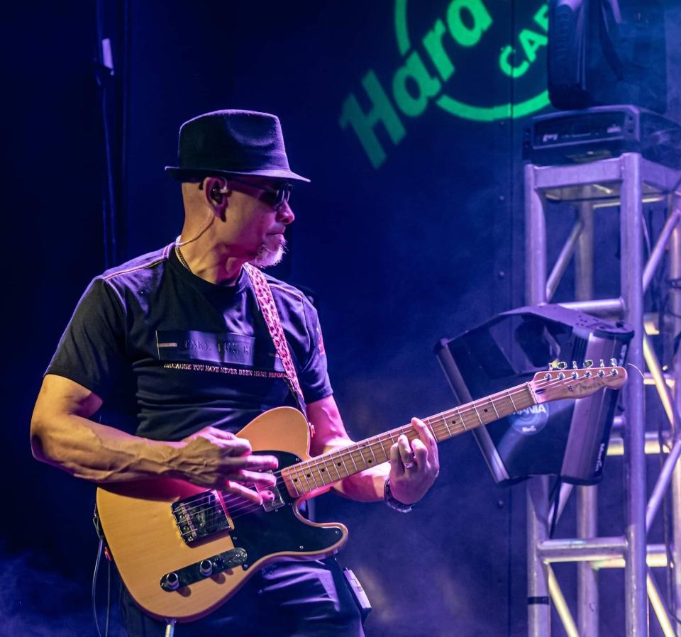 Joe Pascual, a guitarist with Lakeland’s funk, soul and reggae band Phoenix 5, will perform Thursday with Mickenzie Peisher and Toney Rocks in The Lineup in Haines City.
