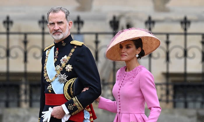 Los Reyes Felipe y Letizia ya están en Westminster para la ceremonia de coronación de Carlos III 