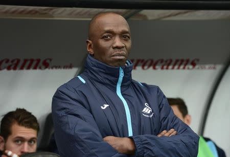 Britain Football Soccer - Swansea City v Arsenal - Premier League - Liberty Stadium - 14/1/17 Swansea City assistant coach Claude Makelele Reuters / Rebecca Naden/ Livepic/ Files