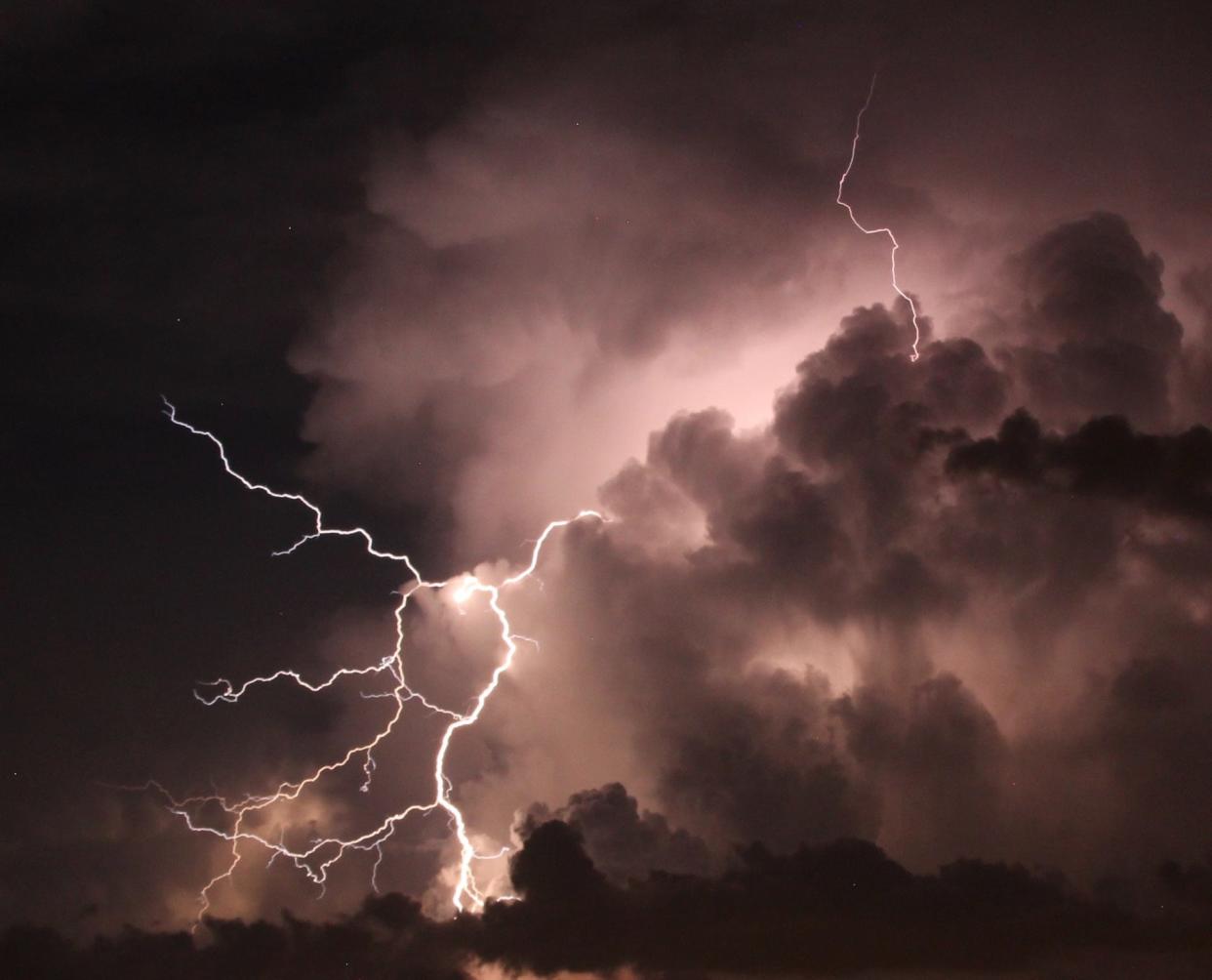 North Florida and South Georgia could see wind gusts approaching hurricane strength and a few strong tornadoes Tuesday as a powerful squall line is expected to sweep across the Southeast.