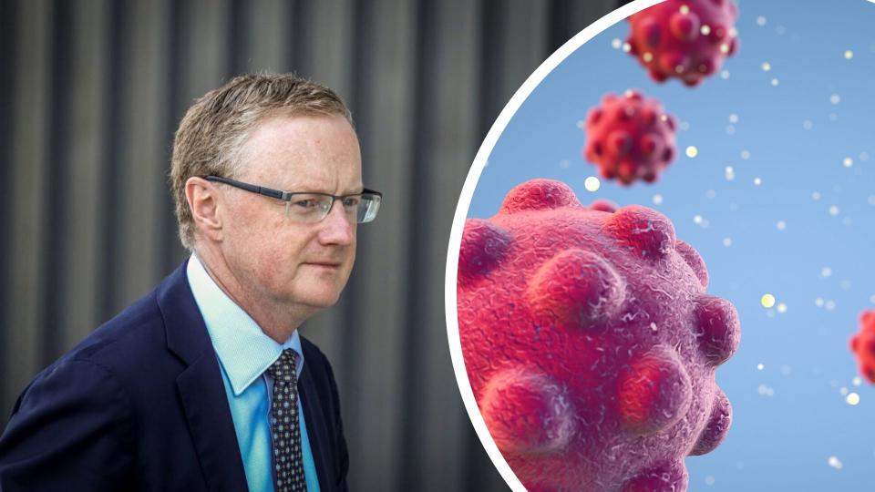 RBA governor Philip Lowe will make an announcement at 2:30pm on Thursday in regards to the coronavirus crisis. Images: Getty