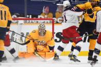 NHL: Columbus Blue Jackets at Nashville Predators