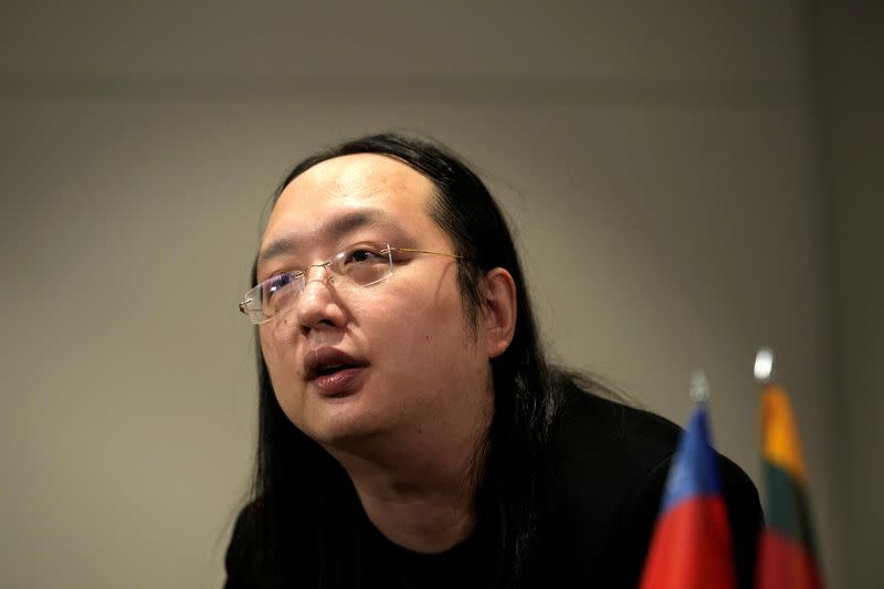 Taiwan's Digital Minister Audrey Tang in Vilnius