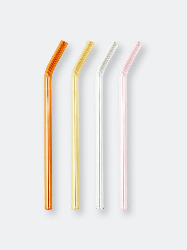 Astor, Reusable Plastic Straws, Leopard Print Straw