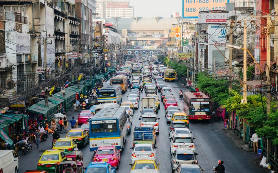 Thailand, Bangkok, traffic jam - Westend61/Getty