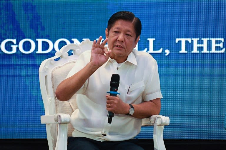 Philippine President Ferdinand Marcos said he would not hand his predecessor Rodrigo Duterte to the International Criminal Court (Ted ALJIBE)