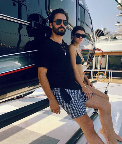 This photo of Scott and Sofia beside a chopper has sparked confusion amongst fans who mistook Sofia for his ex, Kourtney. Source: Instagram/ScottDisick