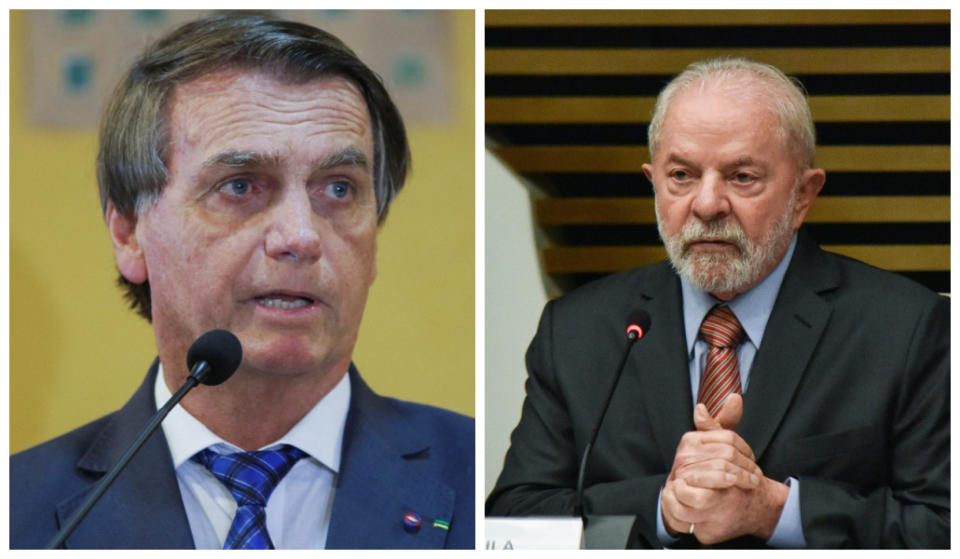 Segundo campanhas de Lula e Bolsonaro, ambos estão confiantes para debate deste domingo (28). Foto:  Ranu Abhelakh / Reuters / UOL.