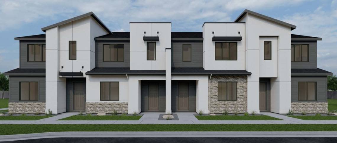 Brighton Development’s town houses in the Driftwood Subdivision would include two and three bedroom units.