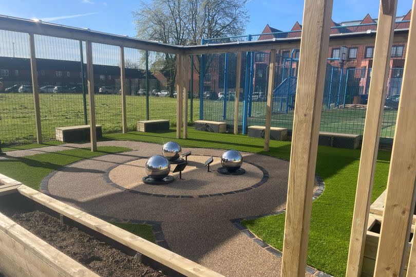 A new outdoor learning area at Denewood Academy