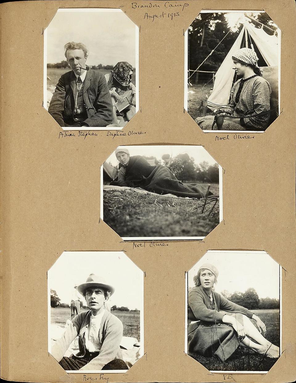 A page from Bell's photo album (Tate / Tate Images)