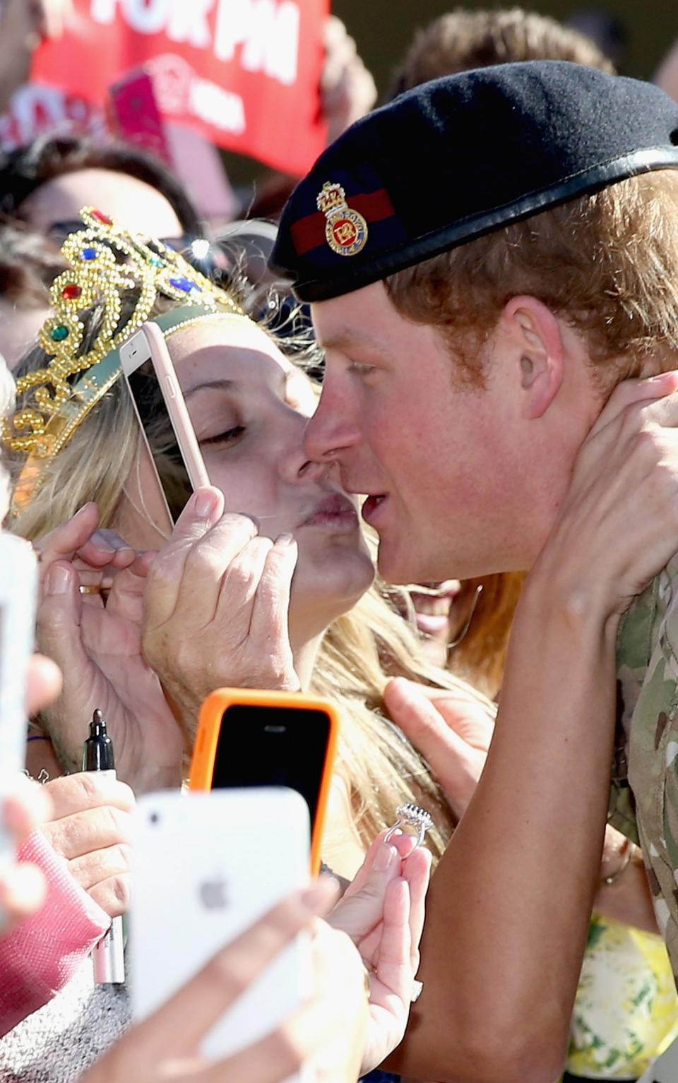 Feeling the love, everyone warms to Harry's openness  - Credit: Chris Jackson/Getty Images AsiaPac