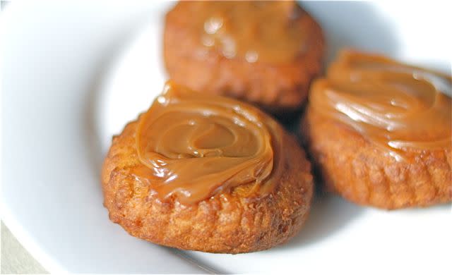 Sour Cream Donuts with Dulce de Leche