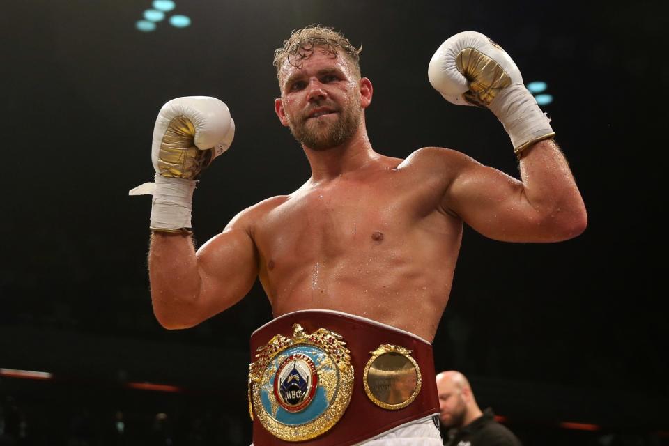 Billy Joe Saunders has apologised over a video in which he offers a woman drugs: Scott Heavey/PA