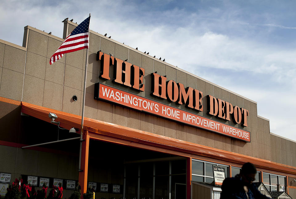 Home Depot earnings will be a major highlight on Tuesday.