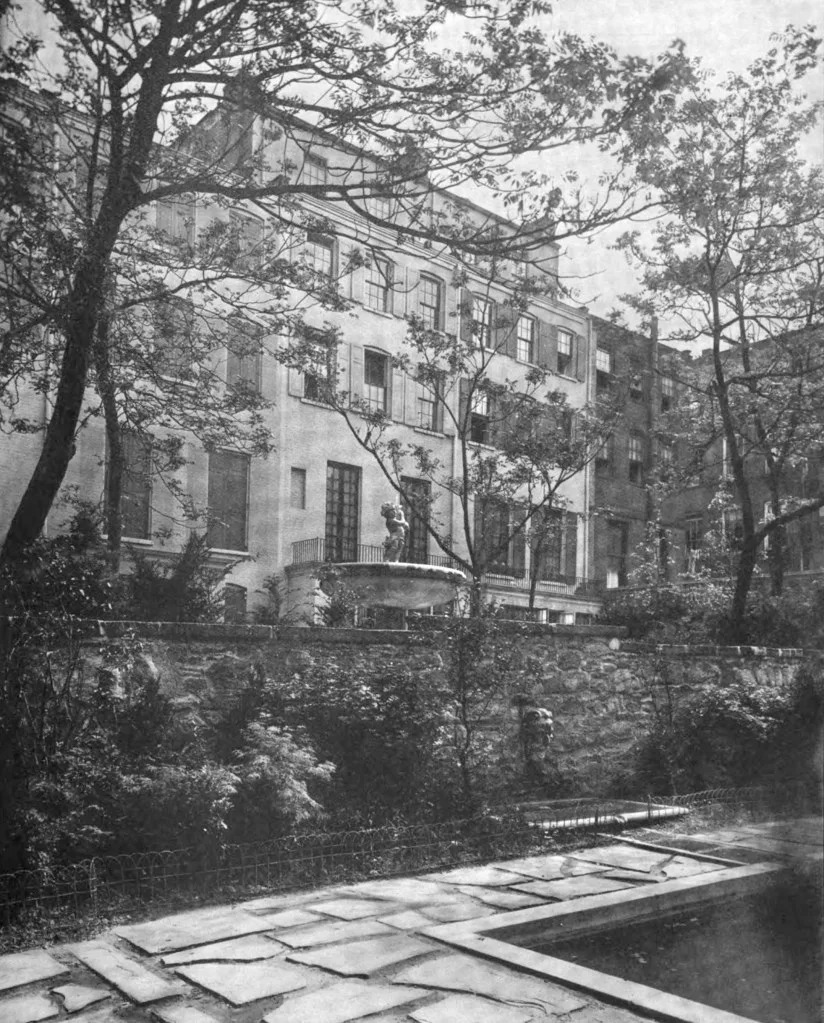 The garden has two levels. University of Illinois Library