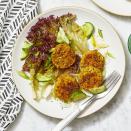 <p>Loaded with feta, garlic, and jalapeños, these patties are so flavorful, even the meat-lovers in your family will devour this vegetarian dish. </p><p><em><a href="https://www.womansday.com/food-recipes/a32676061/chickpea-spinach-and-quinoa-patties-recipe/" rel="nofollow noopener" target="_blank" data-ylk="slk:Get the Chickpea, Spinach, and Quinoa Patties recipe.;elm:context_link;itc:0;sec:content-canvas" class="link ">Get the Chickpea, Spinach, and Quinoa Patties recipe.</a></em></p>