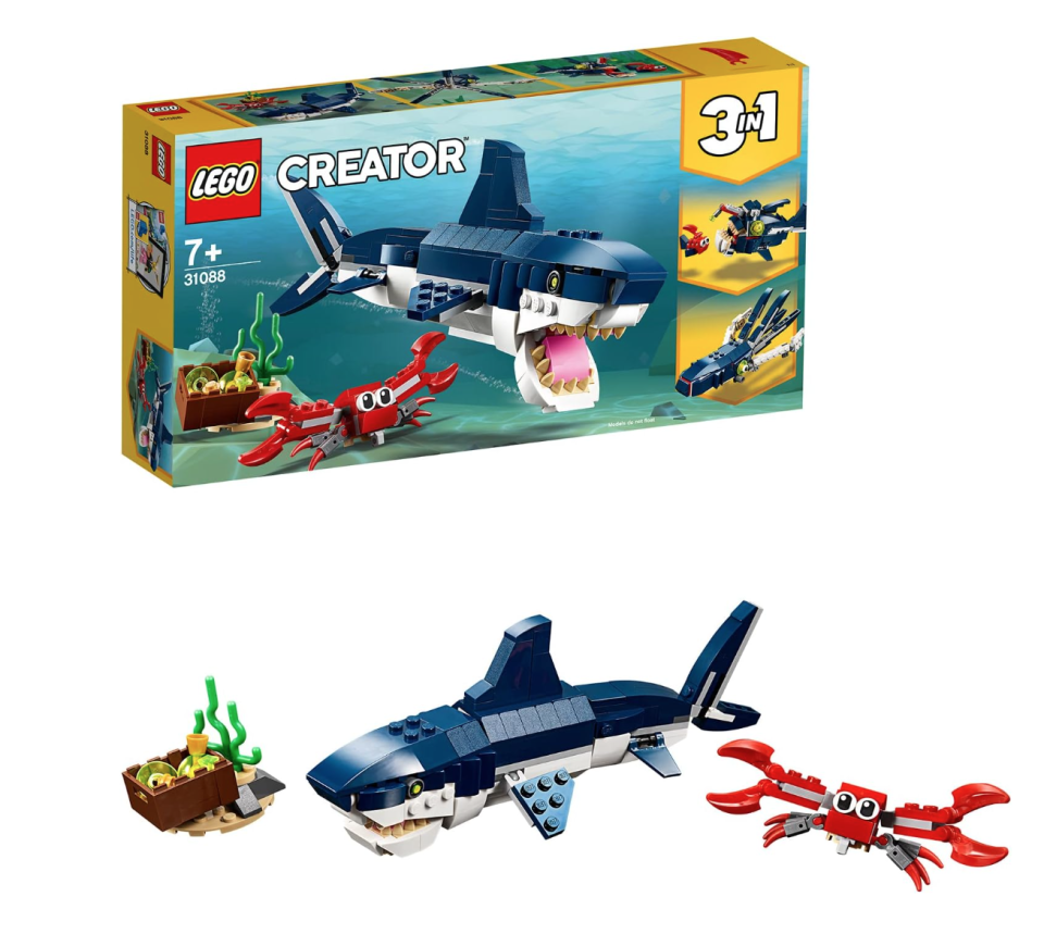 LEGO Creator 3in1 Deep Sea Creatures 31088 Building Kit. (PHOTO: Amazon Singapore)