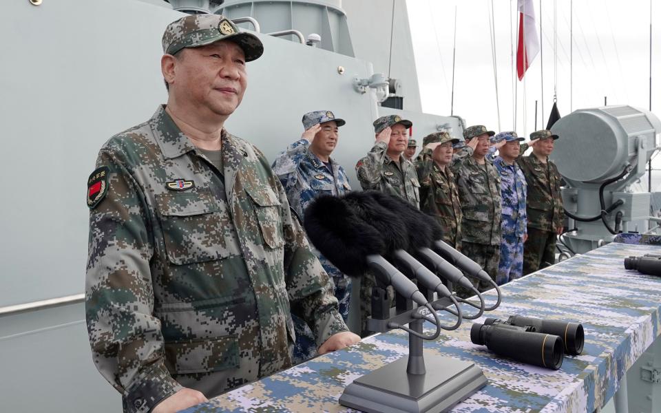 Xi Jinping has increased his military posturing over Taiwan