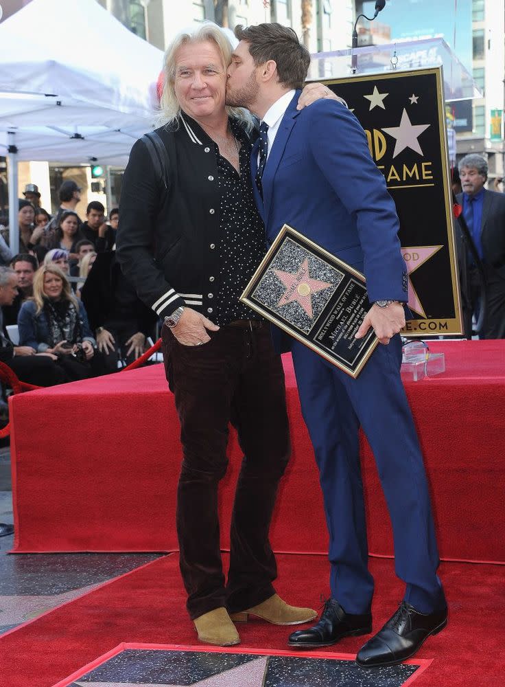 Michael Buble Accepts Star on Hollywood Walk Of Fame