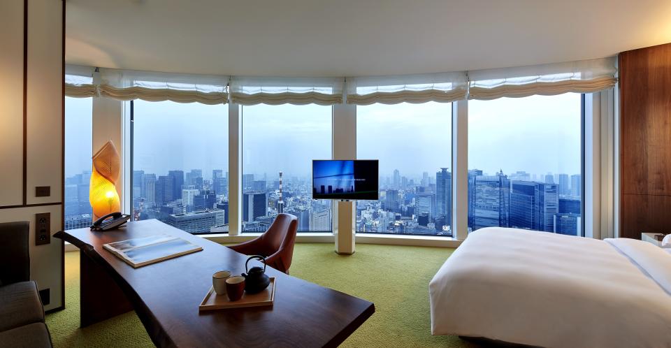 <p>The most amazing thing about this luxe hotel is the panoramic views of Tokyo. Imagine waking up to this view? Source: Supplied </p>