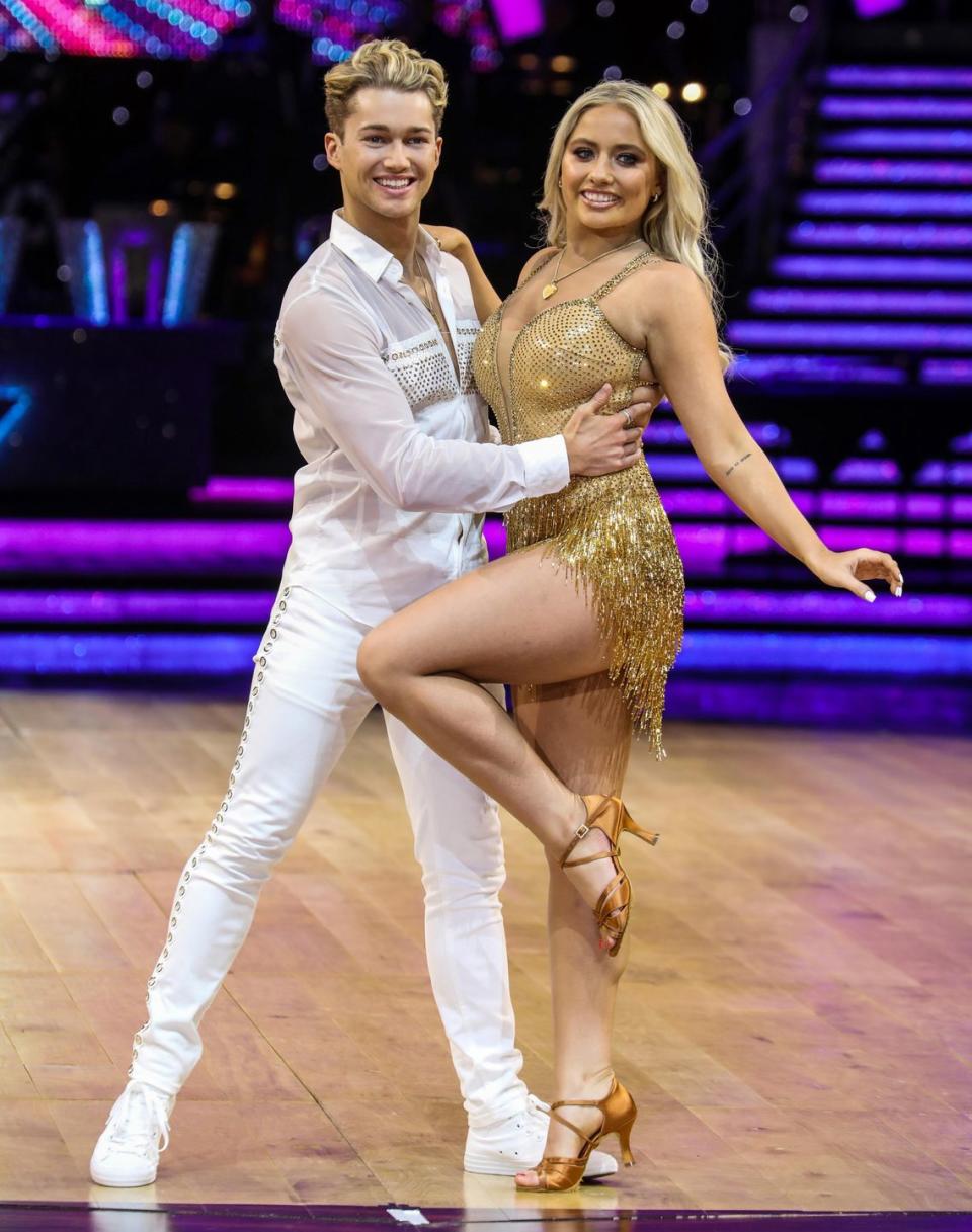 aj pritchard, saffron barker, strictly come dancing launch