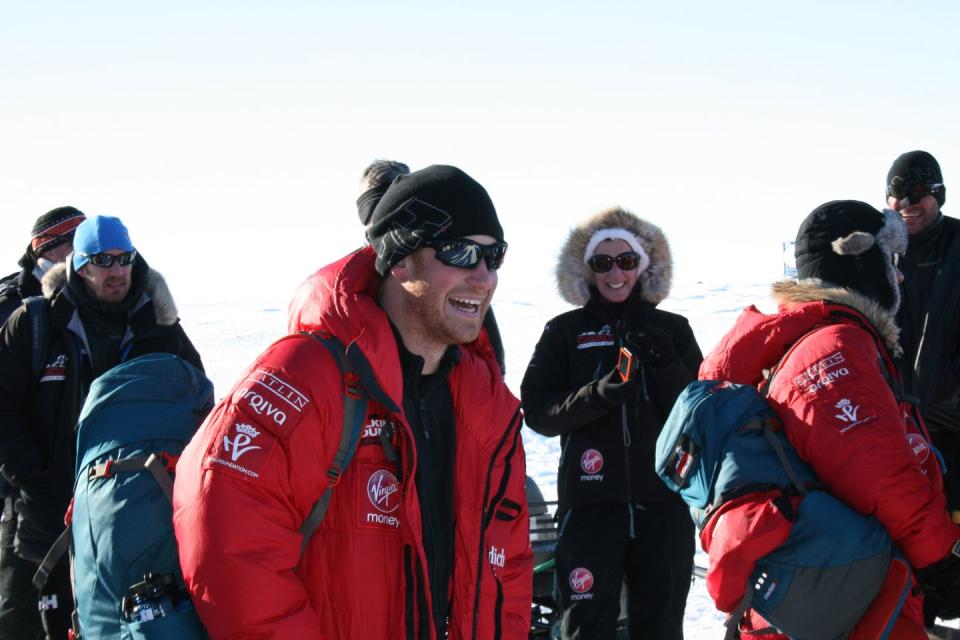 prince harry joins the walking with the wounded south pole allied challenge