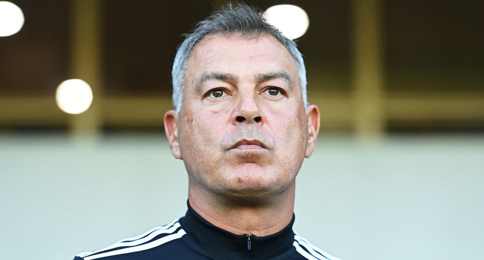 Seen here, Western Sydney Wanderers A-League Men's coach Marko Rudan.