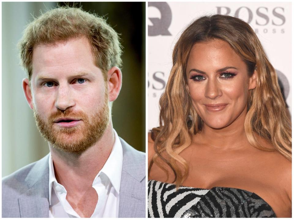 Prince Harry previously said that press intrusion had ‘tainted’ his relationship with Caroline Flack ‘irredeemably’ (Getty Images)