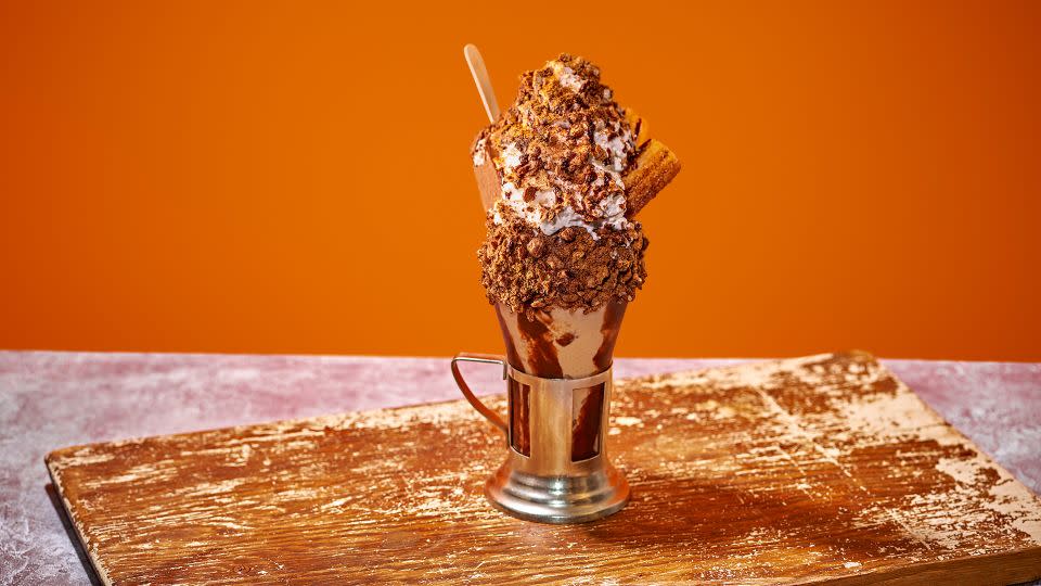 Black Tap is selling a "Tamarind Chile Cocoa Churro" milkshake at its 7 US restaurants. - Eric Vitale for McCormick