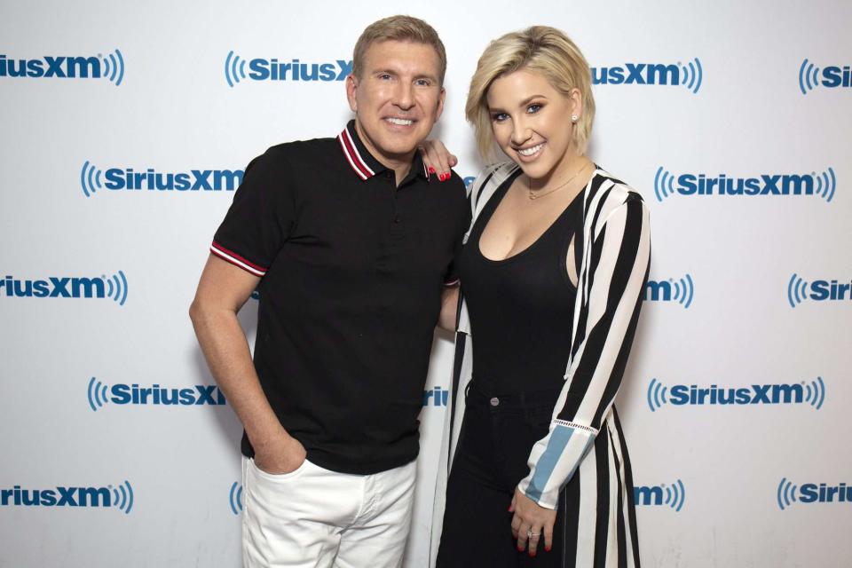  Santiago Felipe/Getty From left: Todd and Savannah Chrisley