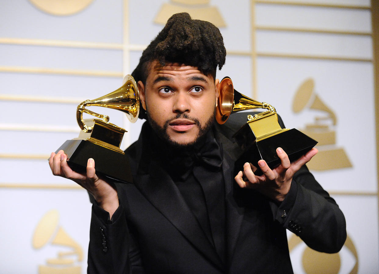 The Weeknd had criticised the Grammy Awards voting process. (Photo by Jason LaVeris/FilmMagic)