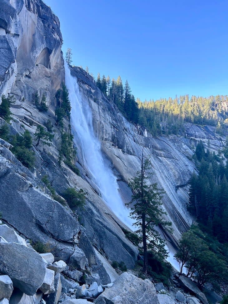 nevada fall, yosemite