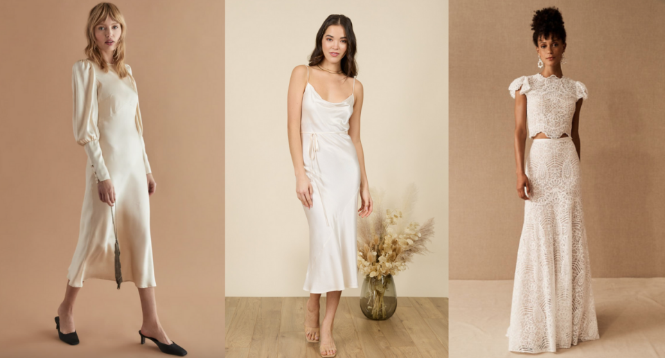 We've rounded up 18 of the prettiest unique bridal gowns for every budget.