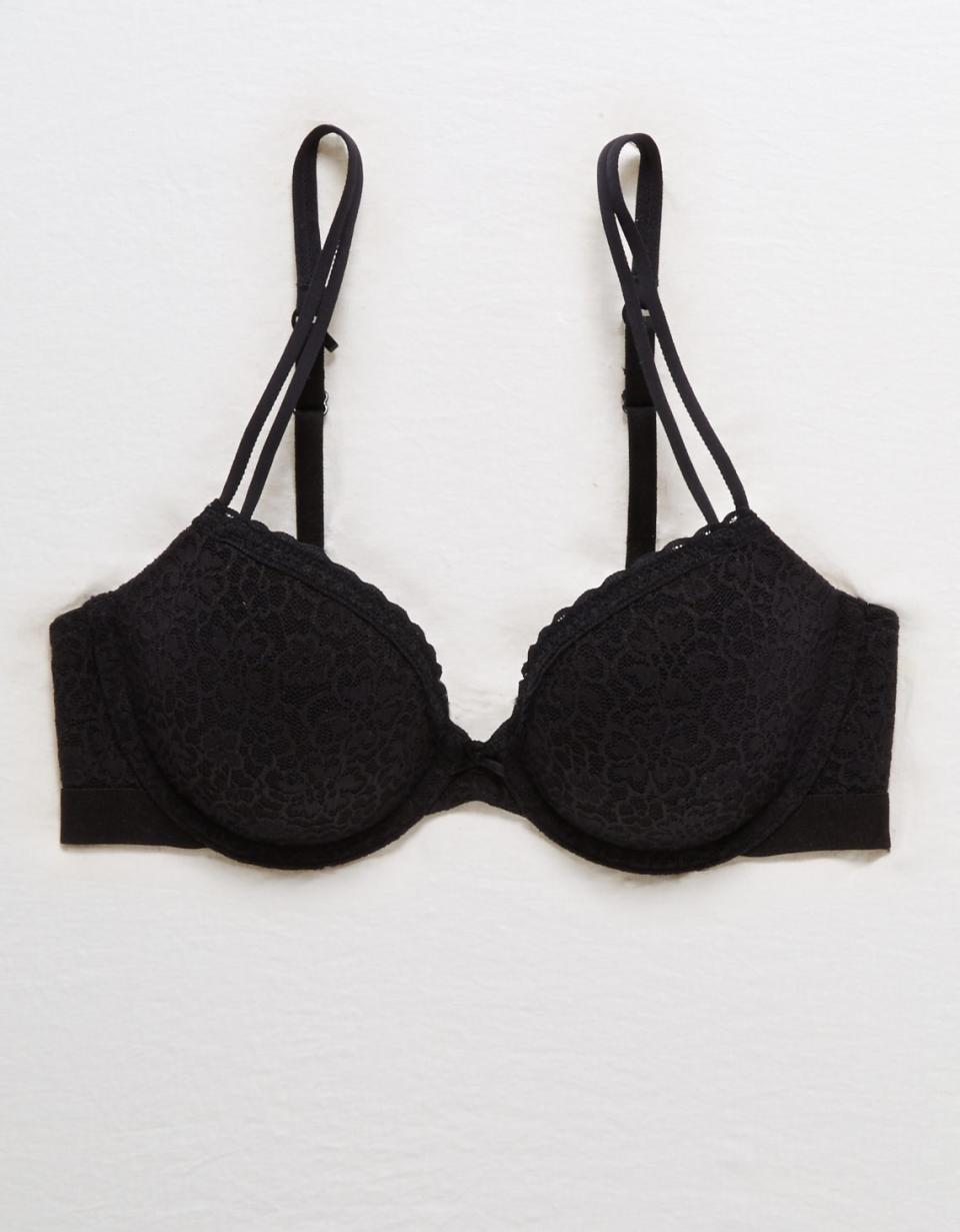 Shop Now: Aerie Real Happy Demi Lightly Lined Bra, $25, available at Aerie.