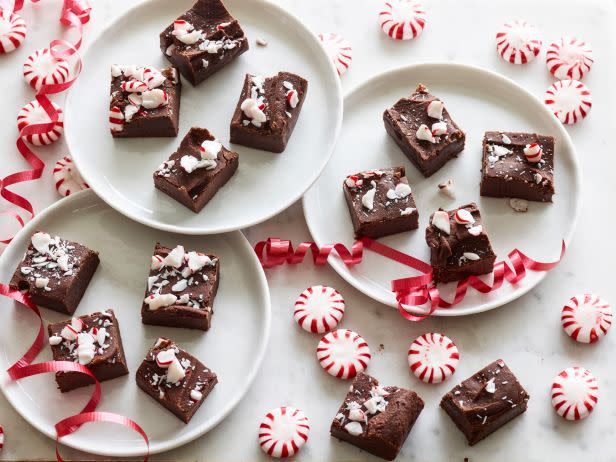 3-Ingredient Peppermint Fudge