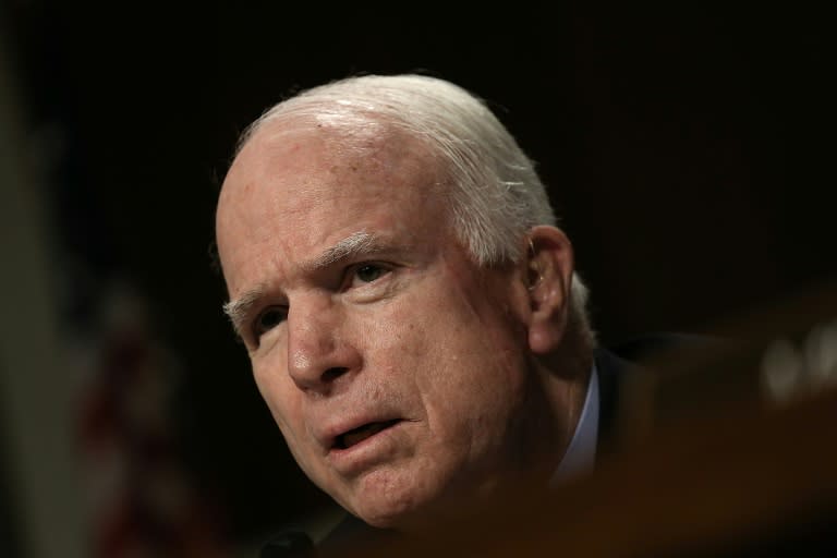 Republican Senator John McCain was captured and tortured by the North Vietnamese in 1967 and spent five years as a prisoner of war until his release in 1973