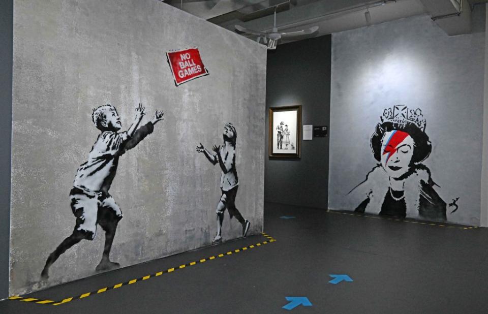 Bansky has become the world’s most celebrated guerrilla street artist who secretly, and sometimes illegally, installs his art on streets around the world. Gregory P. Mango