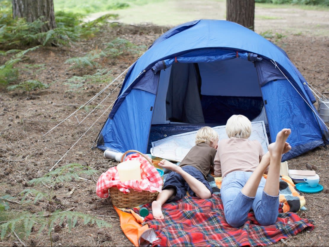 Camping could be possible from mid-April (Getty Images)