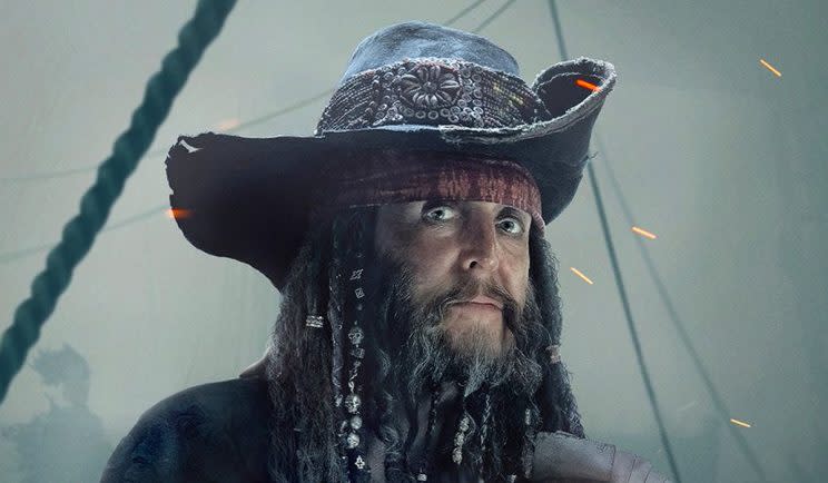 Paul McCartney appeared in the fifth Pirates of the Caribbean film, released in 2017. (Disney)