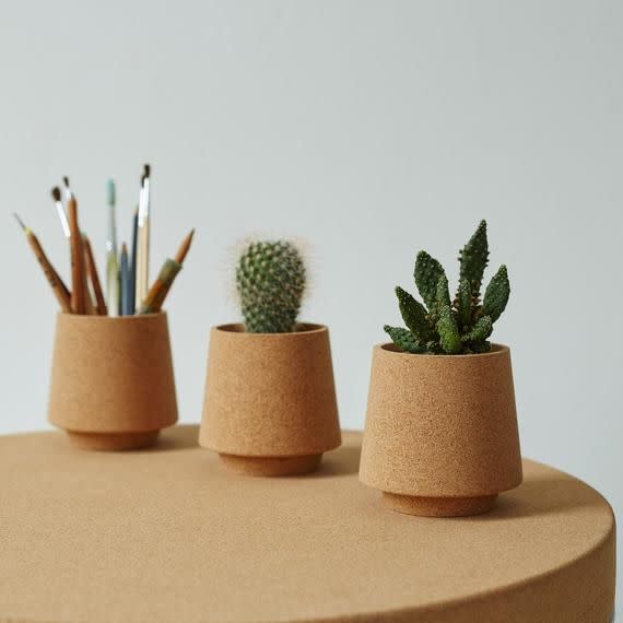 30) Cork Planter