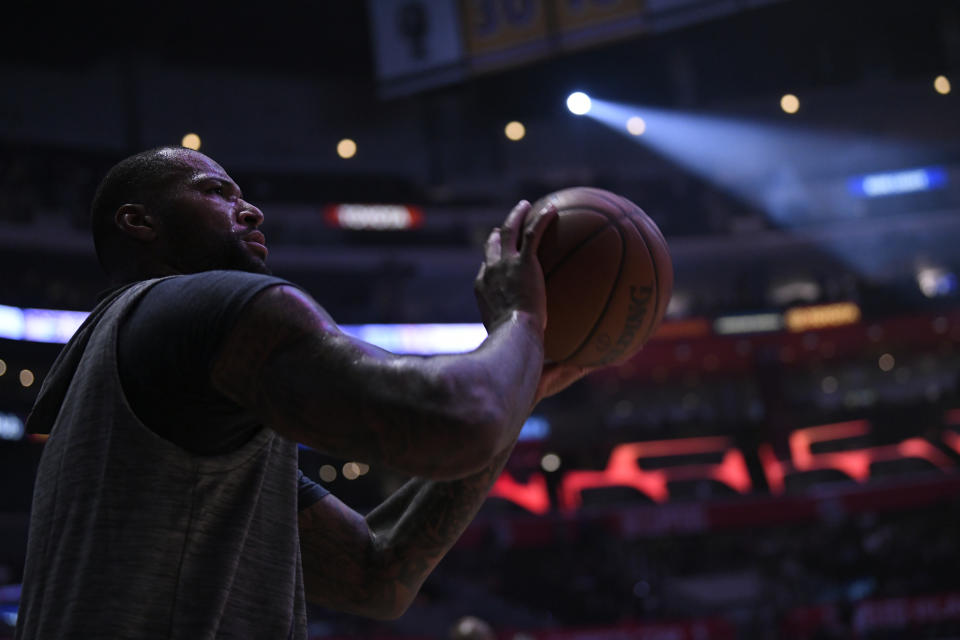 DeMarcus Cousins is getting louder, making his return closer. (Photo by Robert Laberge/Getty Images)