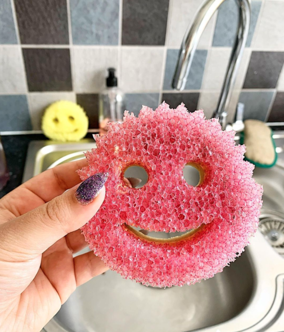 Scrub Daddy Scratch Free Scrub Mommy Pink/Yellow - Yahoo Shopping