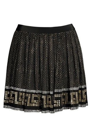 Best: This skirt hits on three big current trends—graphic prints (their signature Greek key pattern), black and white, and polka dots.